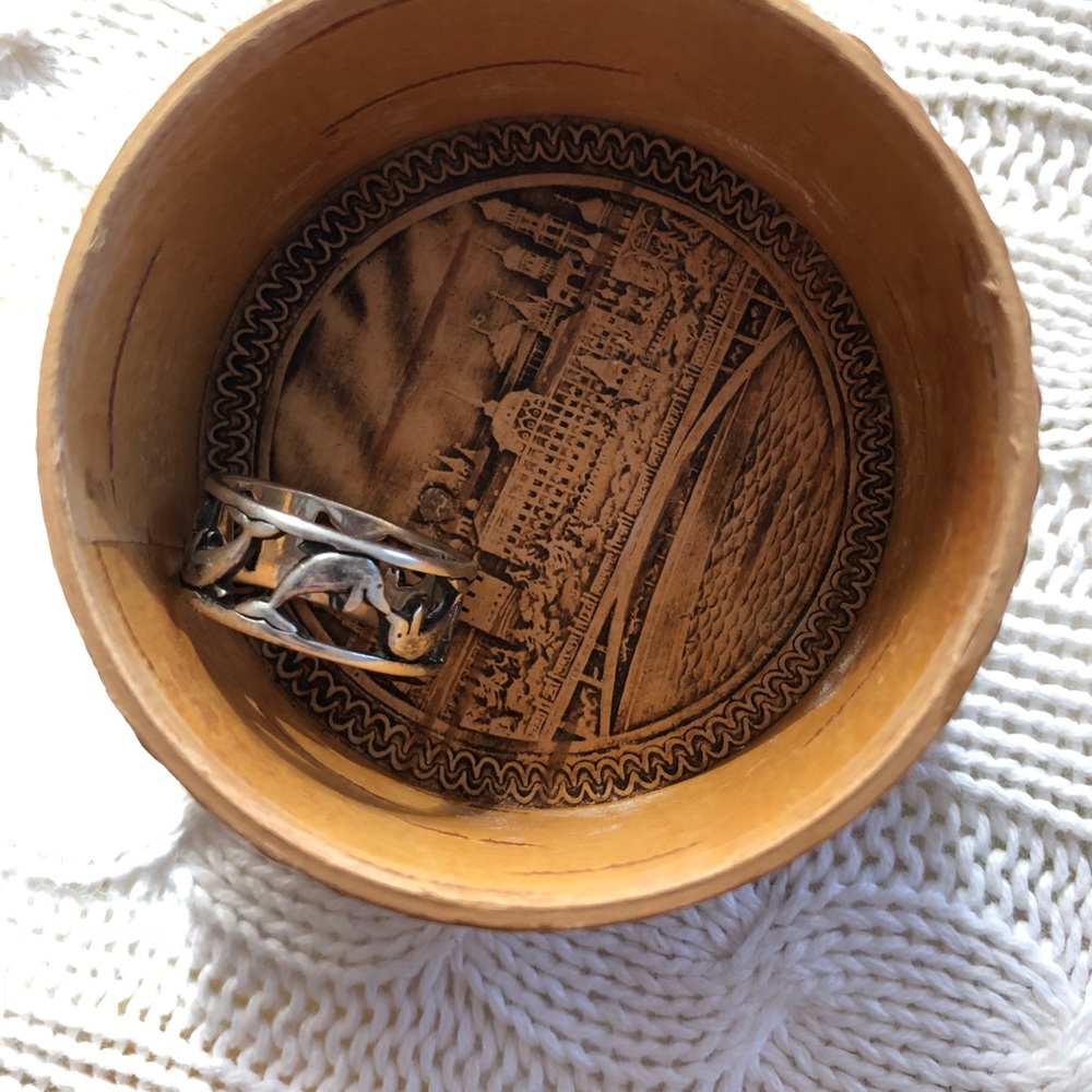 Sterling Silver Dolphin Ring